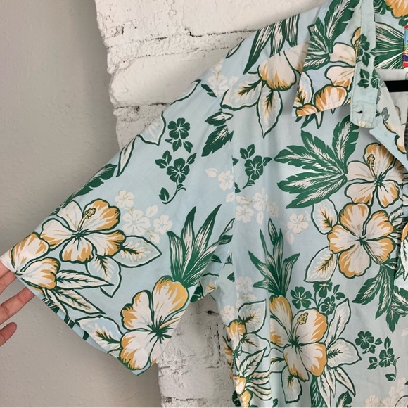 Reyn Spooner Joe Kealoha Floral Tropical Hibiscus Pullover Hawaiian Shirt XL - Picture 2 of 8